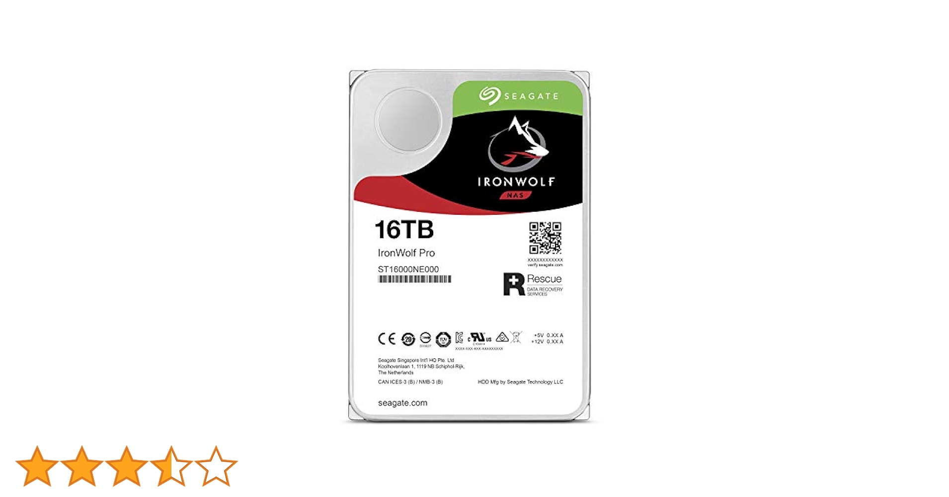 ☆彡Seagate IronWolf Pro 16TB SATA HDD☆彡 Seagate IronWolf Pro 16TB Recertified Enterprise Hard Drive